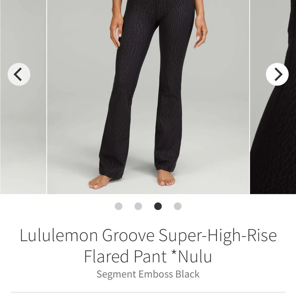 lululemon athletica Groove Black Flared Pants